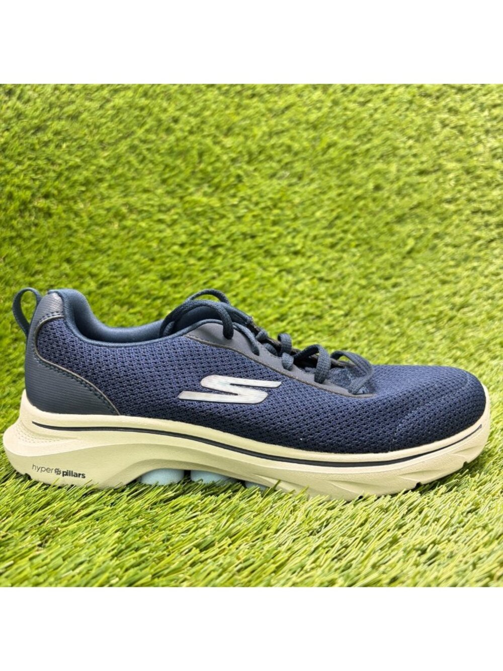 Skechers Go Walk 7-Clear Path Womens Size 6 Blue Athletic Running Shoes Sneakers